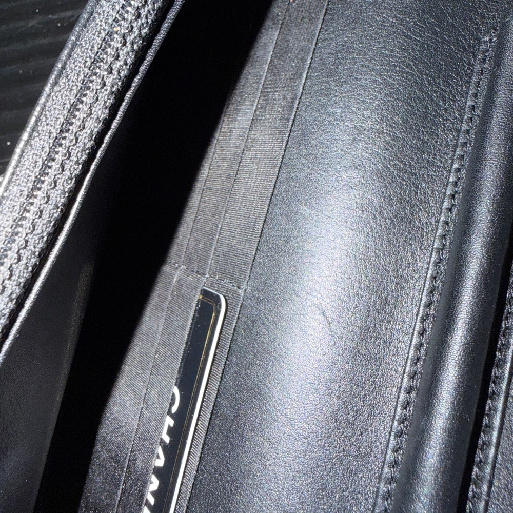 CHANEL Black Caviar Leather Wallet on  Chain Shoulder Bag with Silver Hardware - Picture 7 of 8